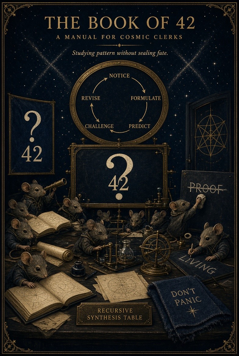 Recursive Synthesis Table · Notice Formulate Predict Challenge Revise · mouse erases PROOF writes LIVING